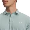 Under Armour Gents Tee To Green Pique Polo Shirt Enamel Blue - White (477)