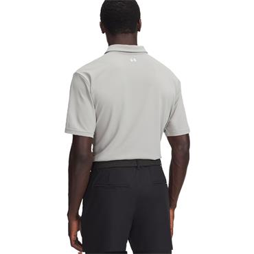 Under Armour Gents Tee To Green Pique Polo Shirt Titanium - White (069)