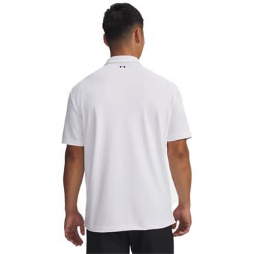 Under Armour Gents Tee To Green Pique Polo Shirt White (100)