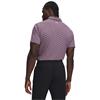 Under Armour Gents Tee To Green Printed Polo Shirt Mauve Pink - Purple - Echo White (698)