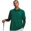 Under Armour Gents Tee To Green Printed Polo Shirt Campus Ivy (312)