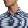 Under Armour Gents Tee To Green Printed Polo Shirt Midnight Navy - White - White (415)