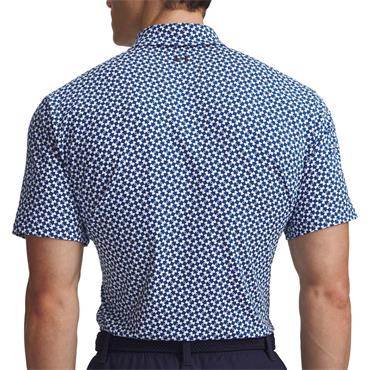 Under Armour Gents T2G Printed Polo Shirt Blue (426)