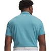 Under Armour Gents T2G Printed Polo Shirt Blue (466)