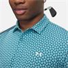 Under Armour Gents T2G Printed Polo Shirt Blue (466)