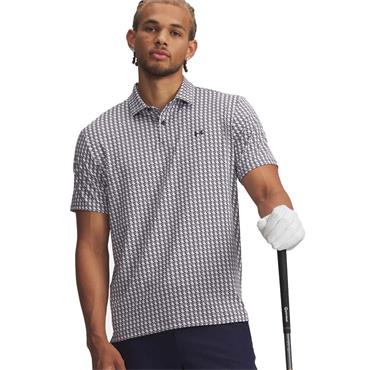 Under Armour Gents T2G Printed Polo Shirt Midnight (410)