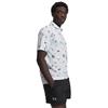 Under Armour Gents ArmourDry Golf Trip Printed Polo Shirt White - Rack Green - Black (100)