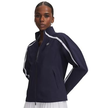 Under Armour Ladies Drive Pro Rain Jacket Midnight Navy - White (410)