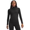 Under Armour Ladies ColdGear® Mock Long Sleeve Ultimate Black - White (008)