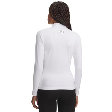 Under Armour Ladies ColdGear® Mock Long Sleeve White - Halo Grey (100)