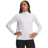 Under Armour Ladies ColdGear® Mock Long Sleeve White - Halo Grey (100)