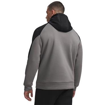 Under Armour Gents Armour Fleece Winterized Hoodie Clay Green - Ultimate Black - White (Green709)