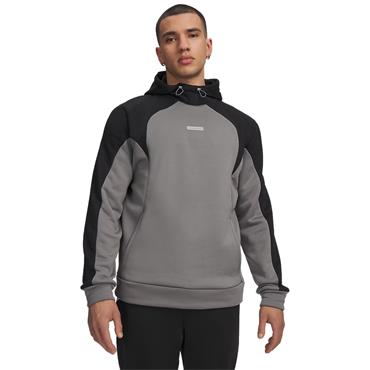 Under Armour Gents Armour Fleece Winterized Hoodie Clay Green - Ultimate Black - White (Green709)