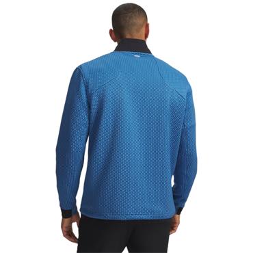 Under Armour Gents Drive Pro Hybrid ½ Zip Jacket Aegean Blue - White (430)