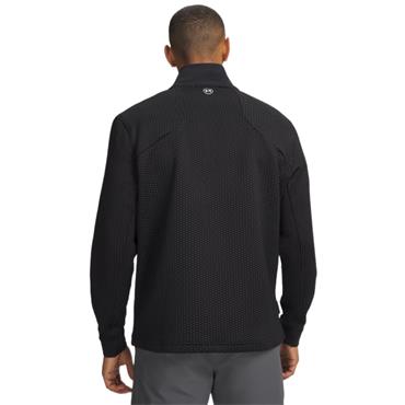 Under Armour Gents Drive Pro Hybrid ½ Zip Jacket Black - White (001)