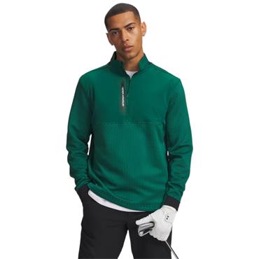 Under Armour Gents Drive Pro Hybrid ½ Zip Jacket Campus Ivy - White (312)