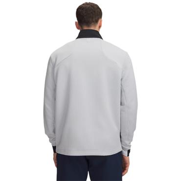 Under Armour Gents Drive Pro Hybrid ½ Zip Jacket Halo Grey - White (014)