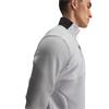 Under Armour Gents Drive Pro Hybrid ½ Zip Jacket Halo Grey - White (014)