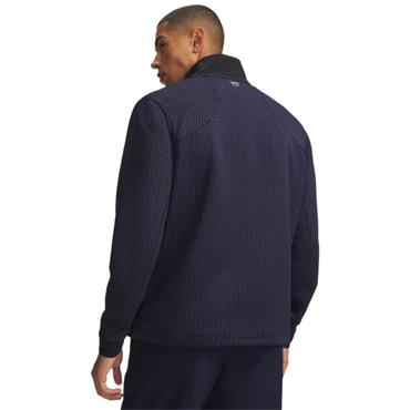 Under Armour Gents Drive Pro Hybrid ½ Zip Jacket Midnight Navy - White (410)