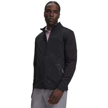 Under Armour Gents Drive Pro Hybrid Full Zip Jacket Black - White (001)