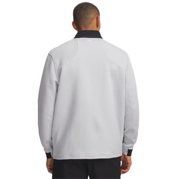 Under Armour Gents Drive Pro Hybrid Full Zip Jacket Halo Grey - White (014)