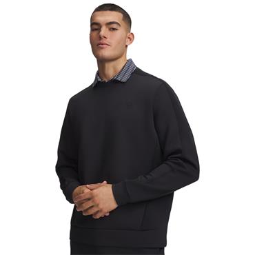 Under Armour Gents Drive Midlayer Crew Black - Anthracite (001)
