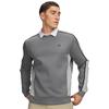 Under Armour Gents Drive Midlayer Crew Clay Green - Titanium - Anthracite (709)