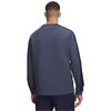 Under Armour Gents Drive Midlayer Crew Downpour Grey - White - Aegean Blue (044)