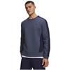 Under Armour Gents Drive Midlayer Crew Downpour Grey - White - Aegean Blue (044)