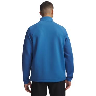 Under Armour Gents Drive Midlayer ¼ Zip Aegean Blue - White (430)