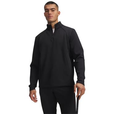 Under Armour Gents Drive Midlayer ¼ Zip Black (001)