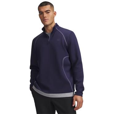 Under Armour Gents Drive Midlayer ¼ Zip Midnight Navy - Downpour Grey (410)