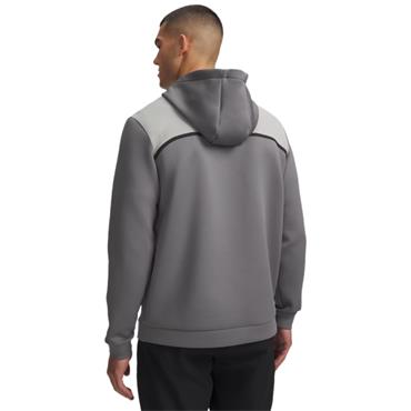 Under Armour Gents Drive Midlayer Hoodie Clay Green - Titanium - Anthracite (709)