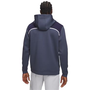 Under Armour Gents Drive Midlayer Hoodie Downpour Grey - Midnight Navy - Halo Grey (044)