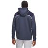 Under Armour Gents Drive Midlayer Hoodie Downpour Grey - Midnight Navy - Halo Grey (044)