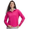 Under Armour Ladies Drive Midlayer ¼ Zip Virtual Pink (622)