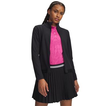 Under Armour Ladies Drive Lightweight Full Zip Black - White (001)