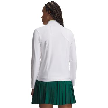 Under Armour Ladies Drive Lightweight Full Zip White - Green Citrine (100)
