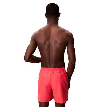 Calvin Klein Golf Gents CK Monogram Medium Drawstring Swim Shorts Punch Pink