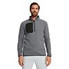 Puma Gents Fleece ¼ Zip Top Slate Sky - Black