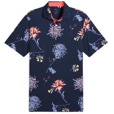 Puma Gents MATTR Dahlia Polo Shirt Navy - Blue