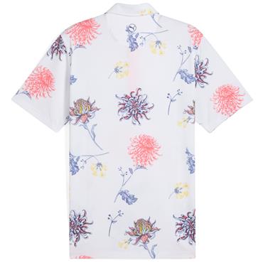 Puma Gents MATTR Dahlia Polo Shirt White - Peach