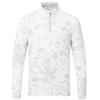 Puma Gents Pure 2.0 Rose 1/4 Zip Top Grey - White