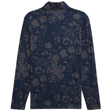 Puma Gents Pure 2.0 Rose 1/4 Zip Top Navy - Grey