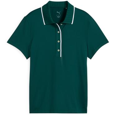 Puma Ladies CLOUDSPUN Bridges Polo Shirt Dark Myrtle