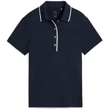 Puma Ladies CLOUDSPUN Bridges Polo Shirt Deep Navy