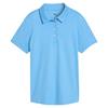 Puma Ladies MATTR Animal Deboss Polo Shirt Team Light Blue