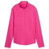 Puma Ladies You-V Solid ¼ Zip Top Pink Opal
