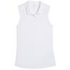 Puma Ladies Pure 2.0 Sleeveless Polo Shirt White Glow