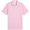 Puma Gents  Arnold Palmer Tipped Jacquard Polo Pale Pink